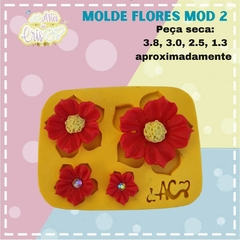 MOLDE FLORES MOD 2