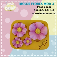 MOLDE FLORES MOD 3