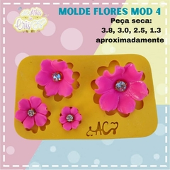 MOLDE FLORES MOD 4