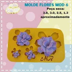 MOLDE FLORES MOD 6