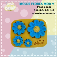 MOLDE FLORES MOD 9