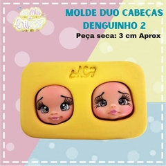 MOLDE DUO CABEÇAS DENGUINHO 2