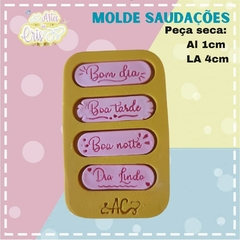 MOLDE SAUDAÇÕES