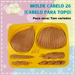 MOLDE CABELO 26 (PARA TOPO)