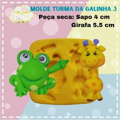 MOLDE TURMA DA GALINHA 3