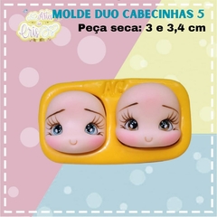 MOLDE DUO CABECINHAS 5