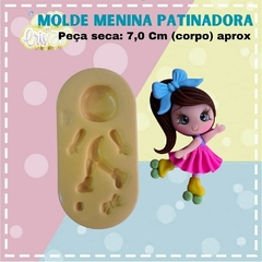 MOLDE MENINA PATINADORA - AVARIA