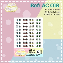 OLHOS RESINADO AC 018