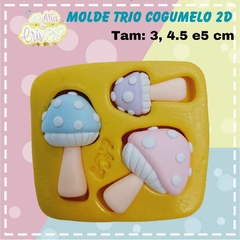 MOLDE TRIO COGUMELO 2D