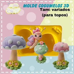 MOLDE COGUMELOS 3D