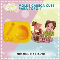 MOLDE CABEÇA CUTE PARA TOPO 1