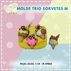 MOLDE TRIO SORVETES M