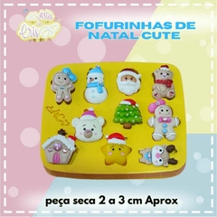 MOLDE FOFURINHAS DE NATAL CUTE