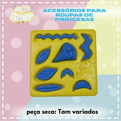 MOLDE ACESSORIOS PARA ROUPAS DE PRINCESAS