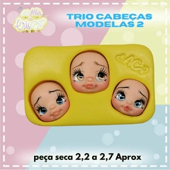 MOLDE CABEÇAS MODELADAS 2