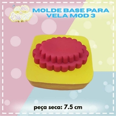 MOLDE BASE PARA VELA MOD 3