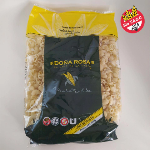 FIDEOS DOÑA ROSA CODITOS X 500 GRS - SIN TACC