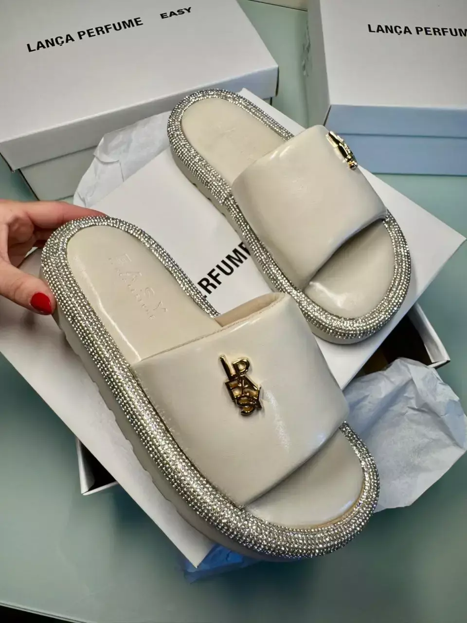 Papete Manta De Brilho E Enfeite Lpeasy Off White