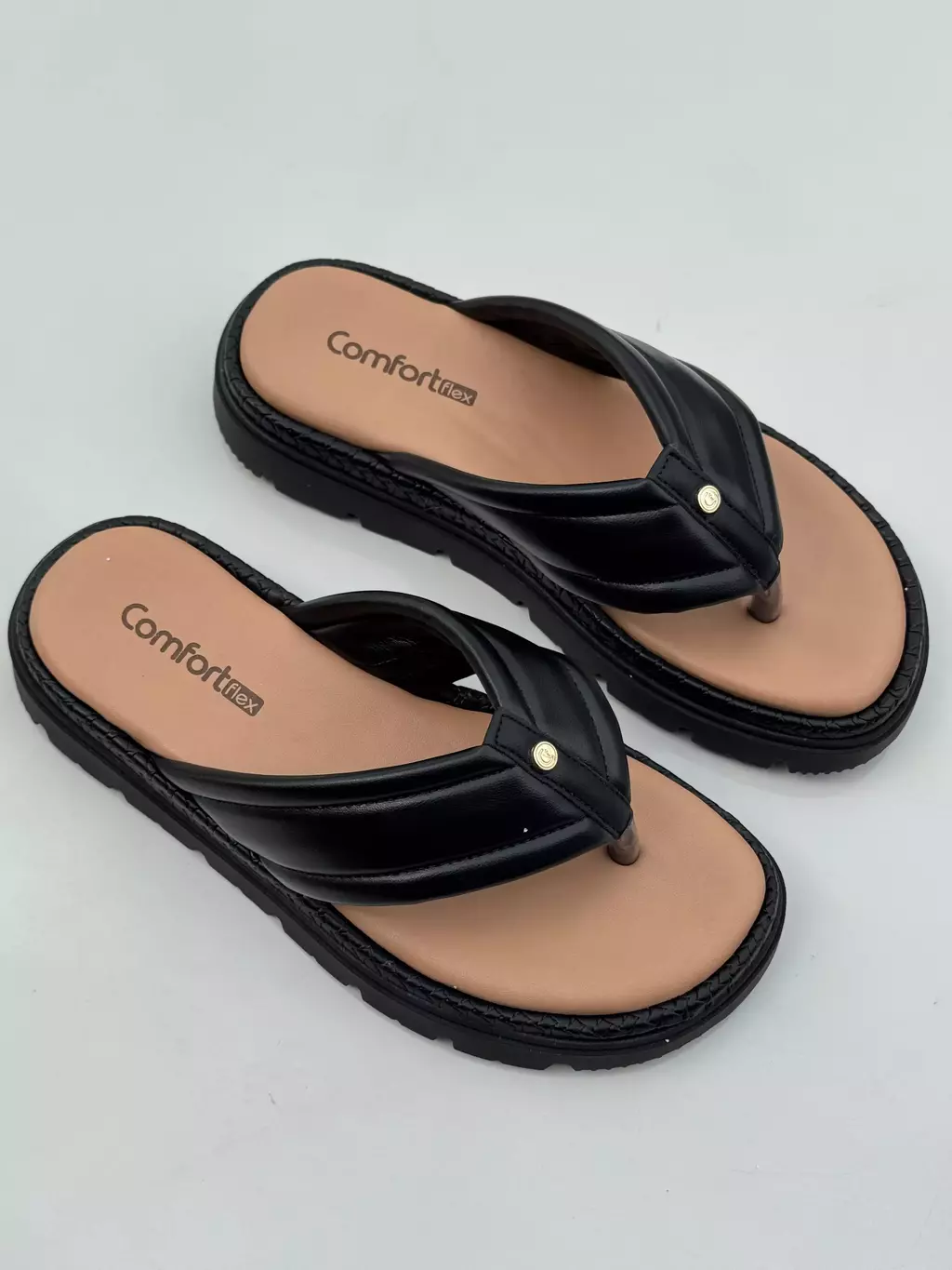 Chinelo Preto Comfortflex