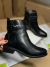 Bota Cano Curto Fivela Preta Anacapri
