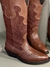 Bota Western Couro Confort Marrom Cano Médio Santa Lolla - comprar online