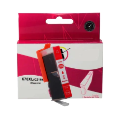 Kit 4x Cartuchos de Tinta compatível HP 670XL | 670 XL | Alto Rendimento | 100% Novo | Black | Ciano | Yellow | Magenta | 670XL | 70 ML - loja online