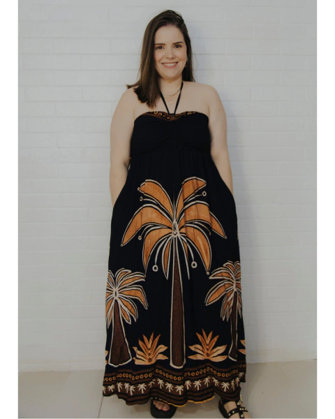 Vestido Anne coqueiros (P/M/G) - comprar online