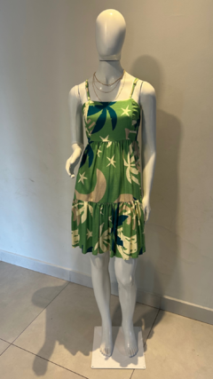 Vestido Renata verde - comprar online