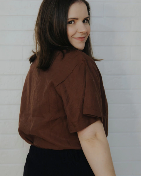 Blusa marrom (GG) - comprar online