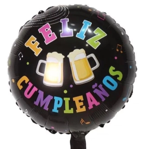 globo Feliz cumpleaños 18"