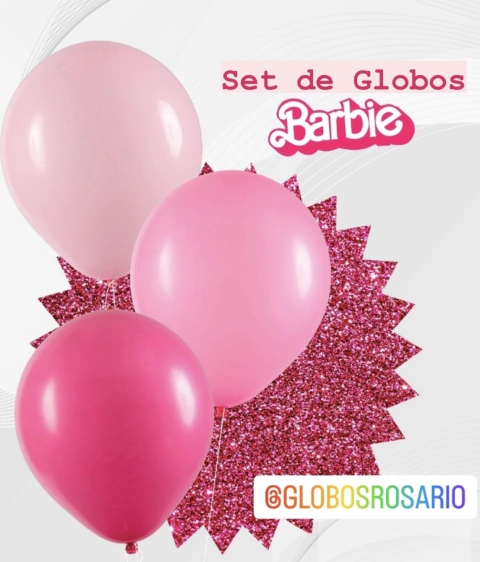 Set de globos BARBIE 12" x 10 unidades