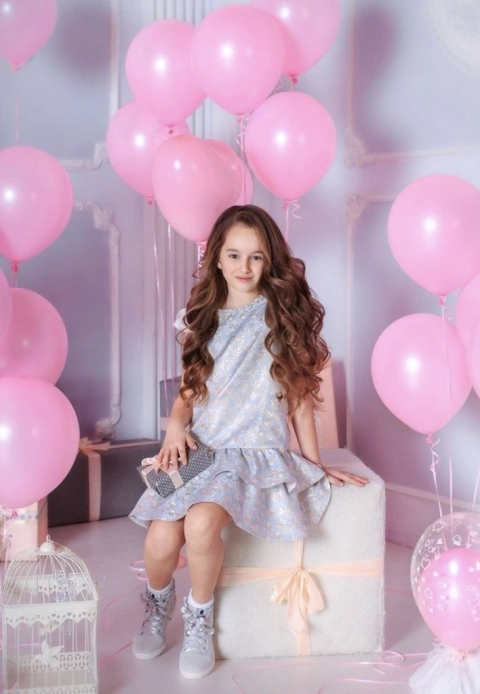 Globo látex Rosa Matilda 12" x 10 unidades