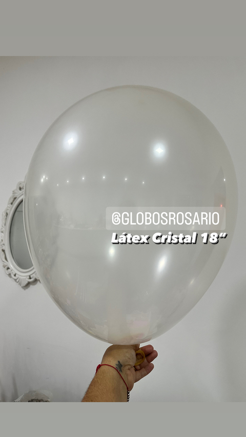 Globo de Latex Cristal 18” x unidad