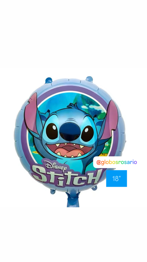 Globo Stitch 18" apto aire y helio x unidad - comprar online