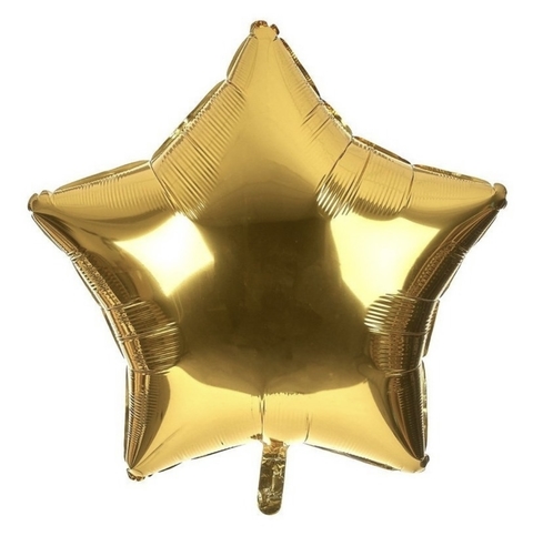 Globo Estrella dorada 22"