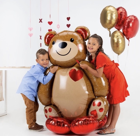 Globo metalizado Oso Gigante 121 cm 48" Anagram