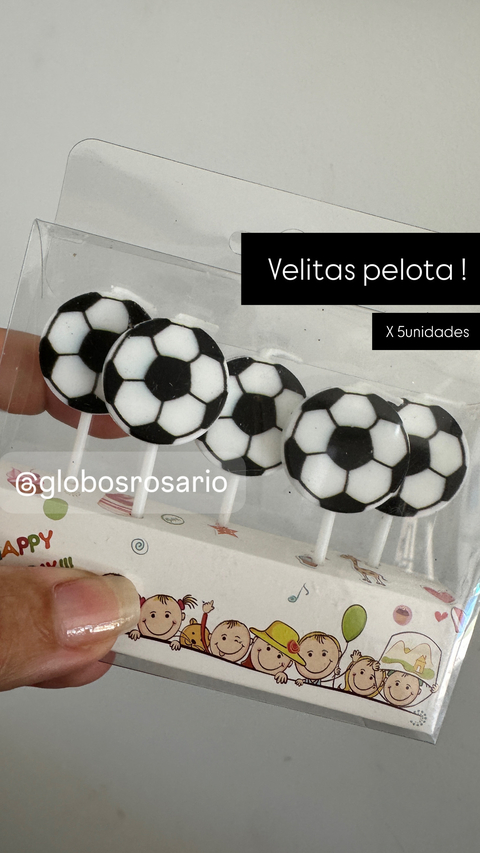 Velitas pelotas x 5 unidades