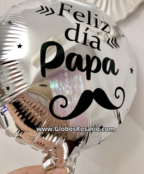 Globo feliz día Papá 10"