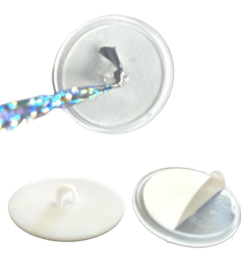 Topetinas circular para globos x 4 unidades