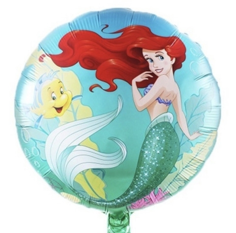 Globo metalizado La Sirenita Ariel 18"