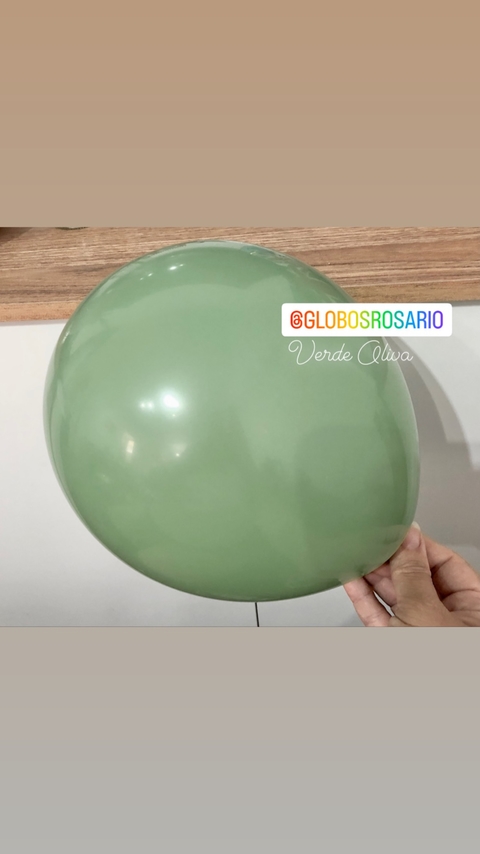 Latex Verde Oliva 9" x 10 unidades