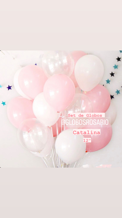Set de globos Catalina 12" x 10 unidades