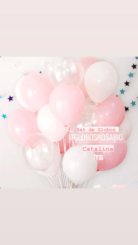 Set de globos Catalina 12" x 10 unidades