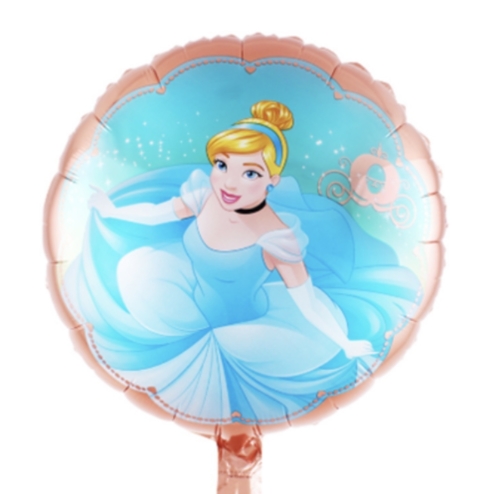 Globo metalizado La cenicienta Disney 18"