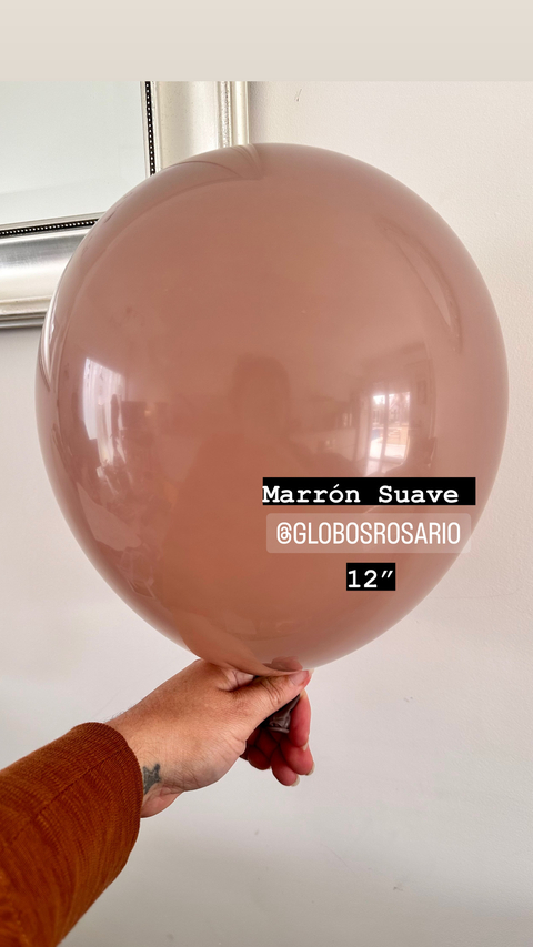 Latex Marrón claro suave 12" x 10 unidades