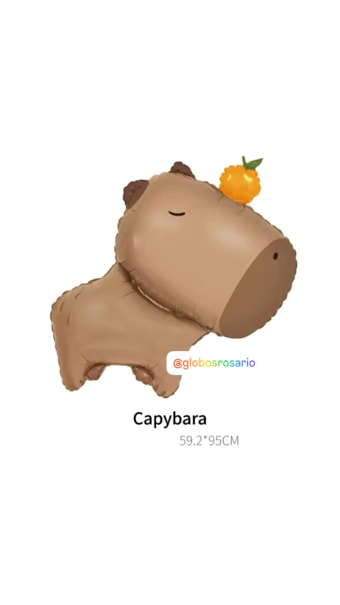 globo CAPIBARA con naranja x unidad - comprar online
