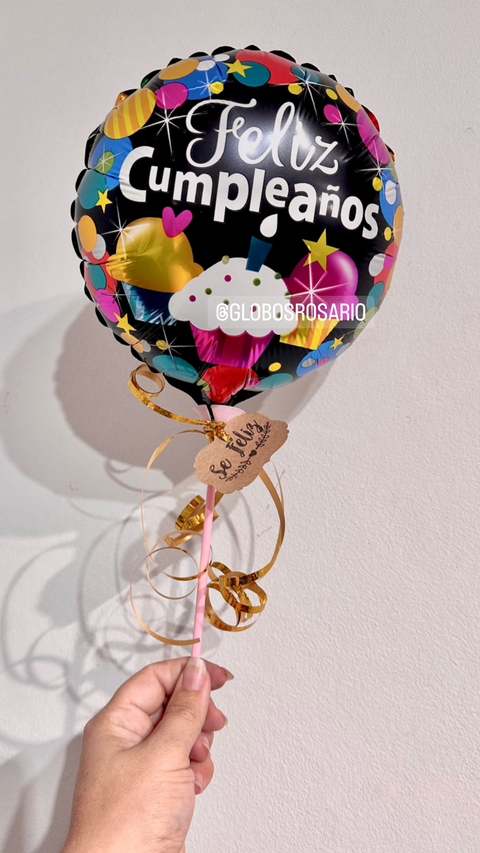 Globo feliz cumpleaños 10”
