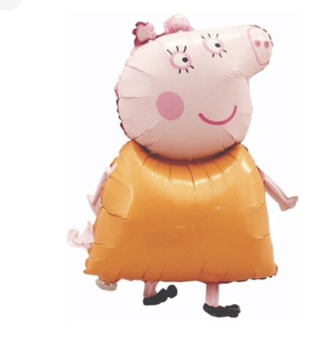 Globo metalizado mamá cerdita de Peppa pig 70cm