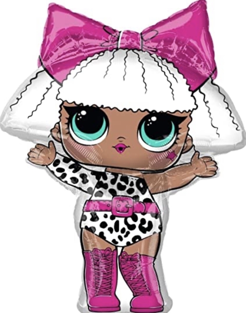 Globo metalizado Lol surprise Diva 35" Anagram