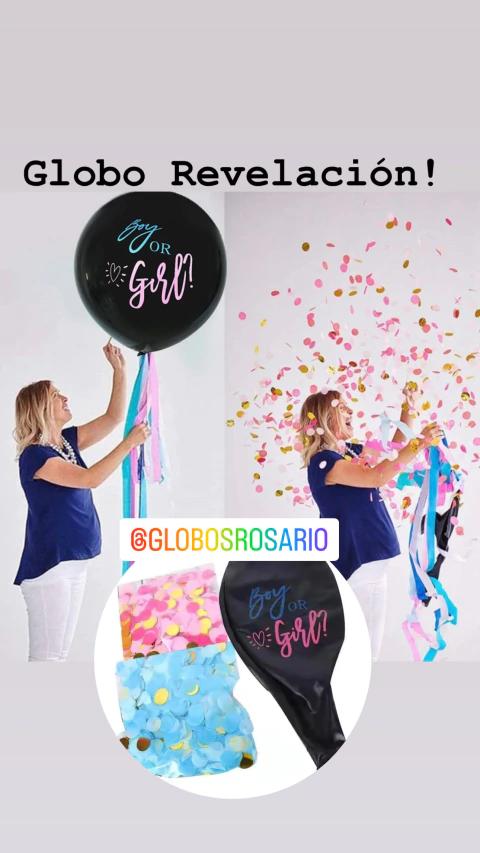 Súper Piñata Revelación incluye confetti